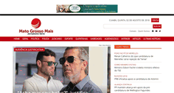 Desktop Screenshot of matogrossomais.com.br