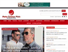 Tablet Screenshot of matogrossomais.com.br